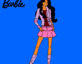 Dibujo Barbie juvenil pintado por jfndhfbdhfgd