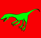 Dibujo Velociraptor II pintado por velocirracto