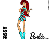 Dibujo Barbie Fashionista 2 pintado por Dia78