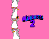 Dibujo Madagascar 2 Pingüinos pintado por 111111111222