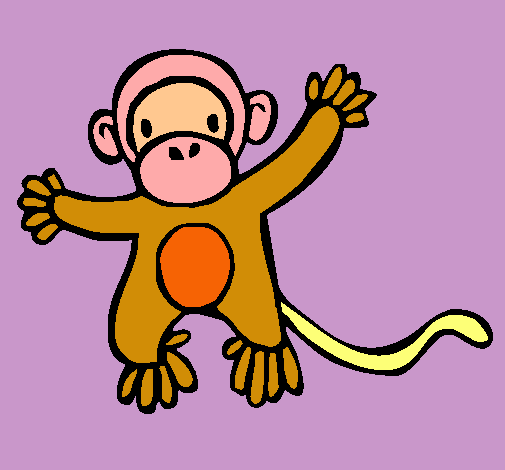 Dibujo Mono pintado por miamile160
