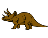 Dibujo Triceratops pintado por AITO