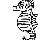 Dibujo Caballito de mar pintado por julioomar