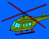 Dibujo Helicóptero  pintado por marco0