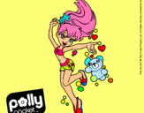 Dibujo Polly Pocket 14 pintado por siara