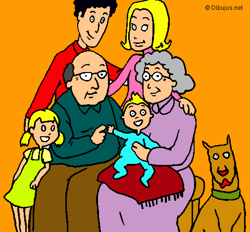 Dibujo Familia pintado por kerwis