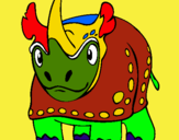Dibujo Rinoceronte pintado por JoshuaCD