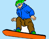 Dibujo Snowboard pintado por gogodgsgsh