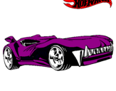 Dibujo Hot Wheels 3 pintado por destroy