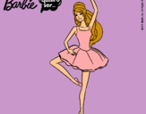 Dibujo Barbie bailarina de ballet pintado por vigares