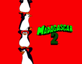 Dibujo Madagascar 2 Pingüinos pintado por mariana23