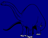 Dibujo Braquiosaurio II pintado por mochu