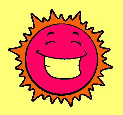 Sol sonriendo