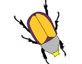 Dibujo Escarabajo pintado por octav08