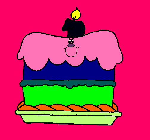 Pastel de cumpleaños