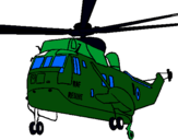 Dibujo Helicóptero al rescate pintado por dionel
