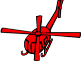 Dibujo Helicóptero V pintado por rojitas
