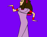Dibujo Bailarina egipcia  pintado por ytftrsgf