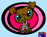 Dibujo Perrito Littlest Pet Shop pintado por rinni180