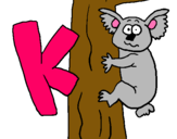 Dibujo Koala pintado por linda