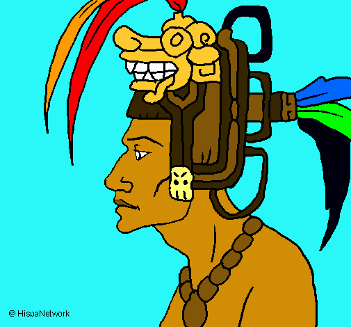 Dibujo Jefe de la tribu pintado por BARBIEMG