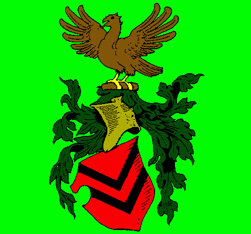 Escudo de armas y aguila 