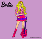 Dibujo Barbie rockera pintado por sofia3456uw2