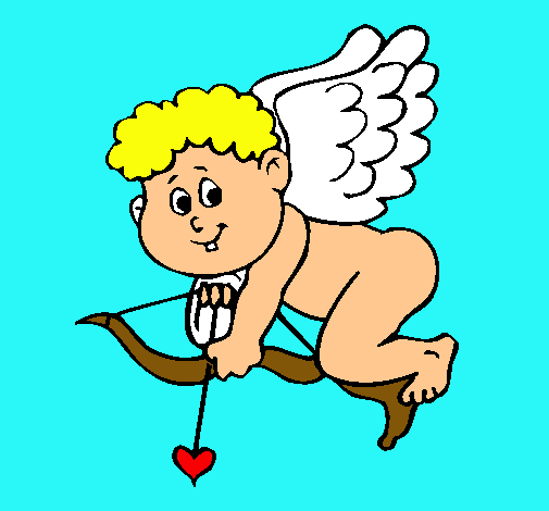 Dibujo Cupido pintado por kerwis