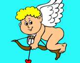Dibujo Cupido pintado por kerwis
