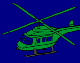 Dibujo Helicóptero  pintado por frec