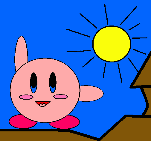 Kirby en un día soleado