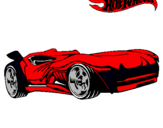 Dibujo Hot Wheels 3 pintado por demonio