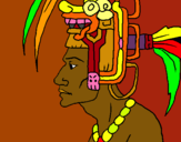 Dibujo Jefe de la tribu pintado por popocatepetl