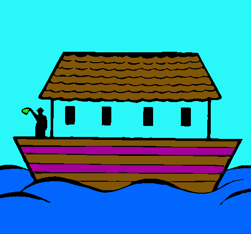Dibujo Arca de Noe pintado por nachosarmi