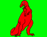 Dibujo Tiranosaurios rex pintado por andreaaaaaaaaa