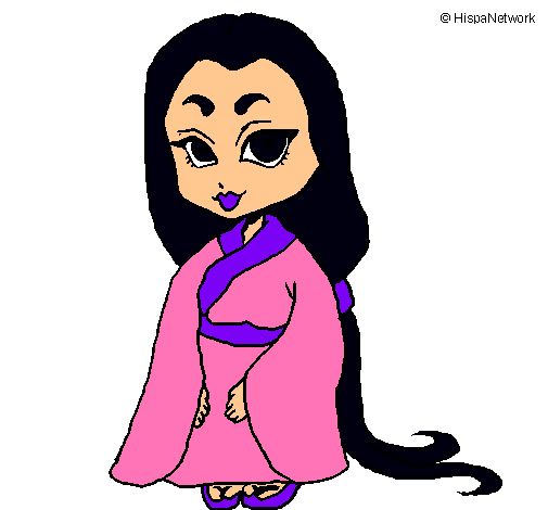 Princesa con kimono