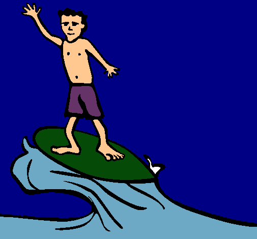 Dibujo Surfista pintado por rovi