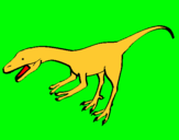 Dibujo Velociraptor II pintado por enanin