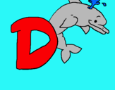 Dibujo Delfín pintado por dolphin