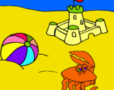 Dibujo Playa 2 pintado por playa