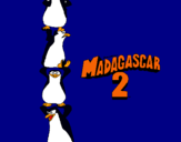 Dibujo Madagascar 2 Pingüinos pintado por enanin