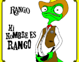 Dibujo Rango pintado por AGEN