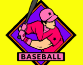 Dibujo Logo de béisbol pintado por daleska