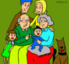 Dibujo Familia pintado por thehfddhghdg