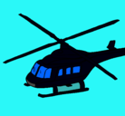 Dibujo Helicóptero  pintado por chido