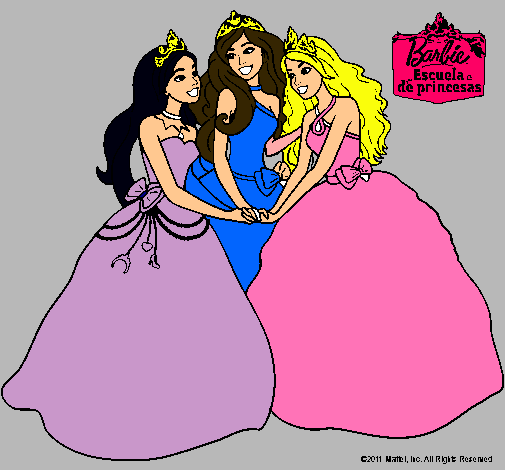 Barbie y sus amigas princesas