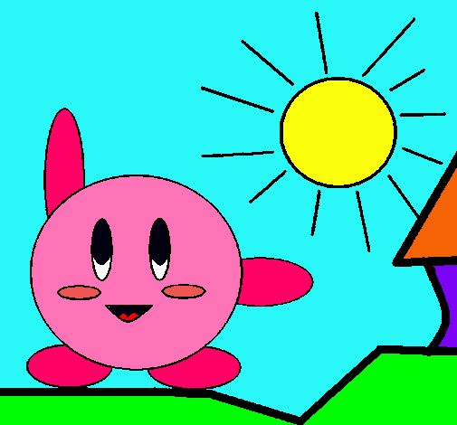 Kirby en un día soleado