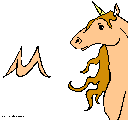 Dibujo Unicornio pintado por vale2006