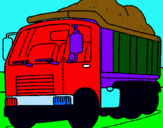 Dibujo Camión de carga pintado por nachosarmi
