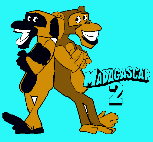 Madagascar 2 Manson y Phil 2